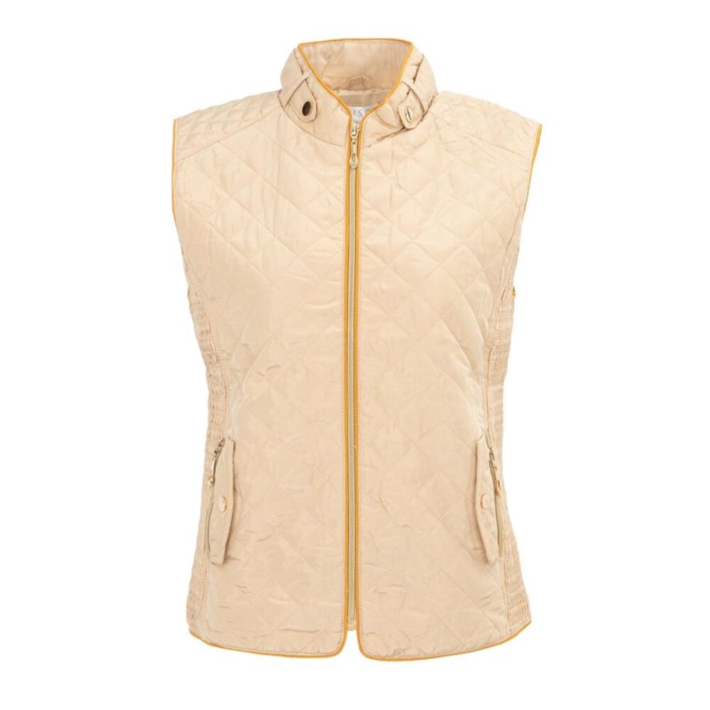 Miso Womens/Ladies Quilted Vest / Beige